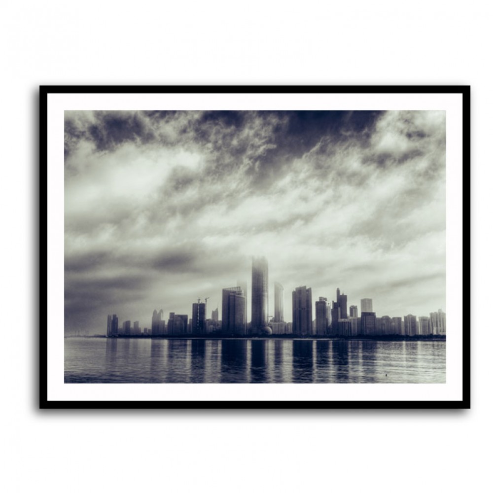 Abu Dhabi Skyline Wall Art